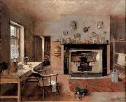 Frederick Mccubbin, Kitchen at the old King Street Bakery
